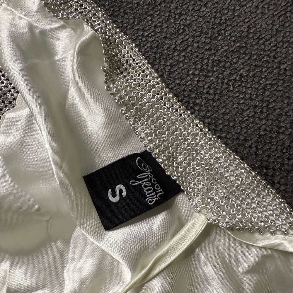 Silver Rhinestone Halter Top - Picture 7 of 7
